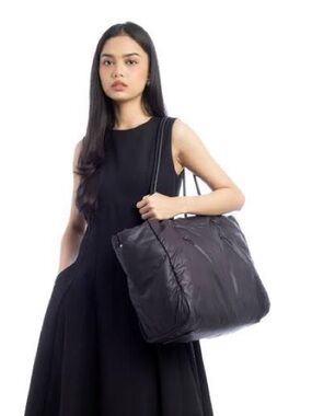 kate spade Black Quilted Nylon Tote Bag